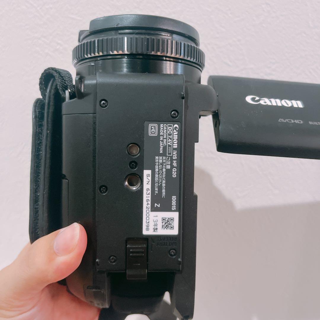 Canon iVIS HF G20 ビデオカメラ 本体・ケース・三脚 すぐ使える