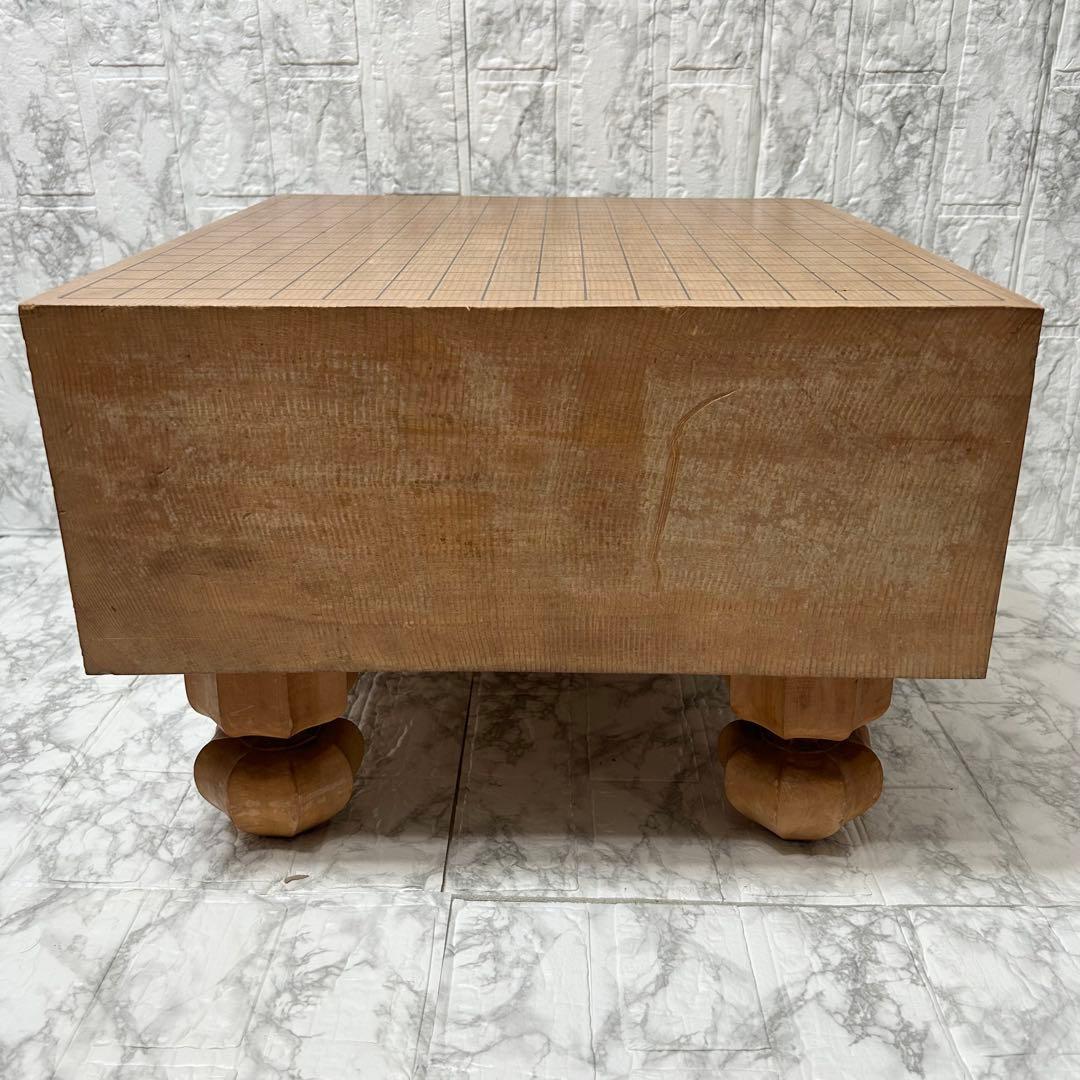 【美品】囲碁盤 天地柾目 5.6寸 脚付き へそ有 極厚 高級 碁石 ハマグリ