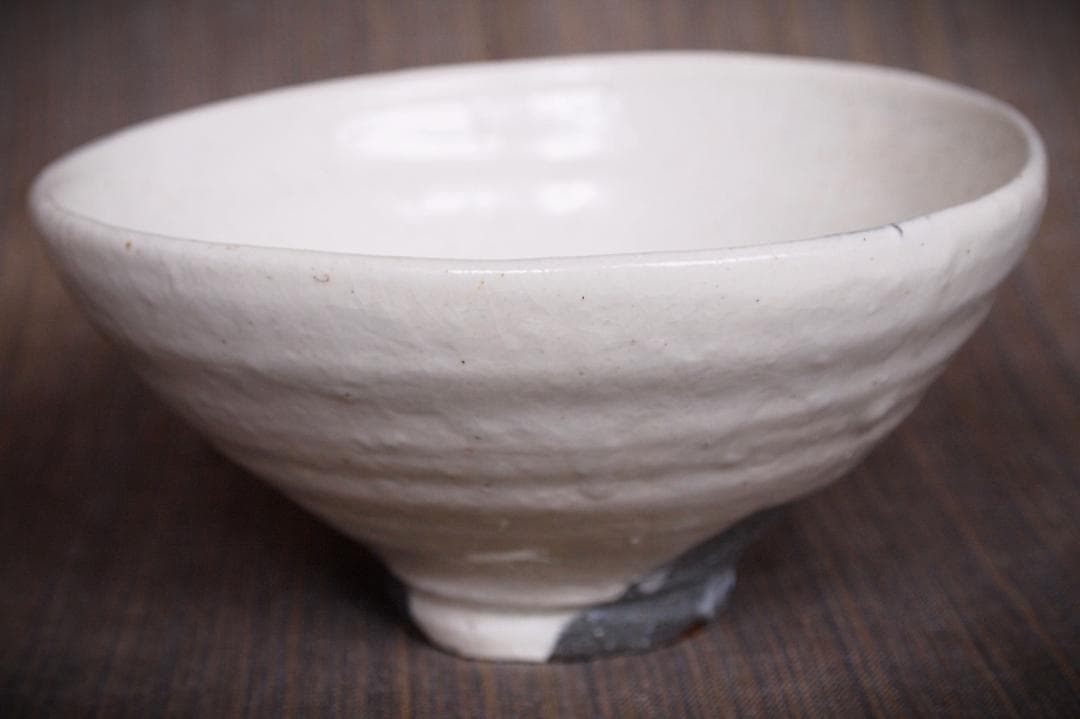 人気作家★高力芳照【師：金重素山、金重有邦】★粉引茶碗★共箱・布