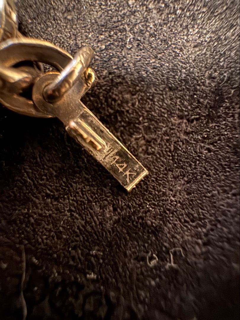 クロムハーツスモールクロスベイルwithベイルペーパーチェーン18インチ