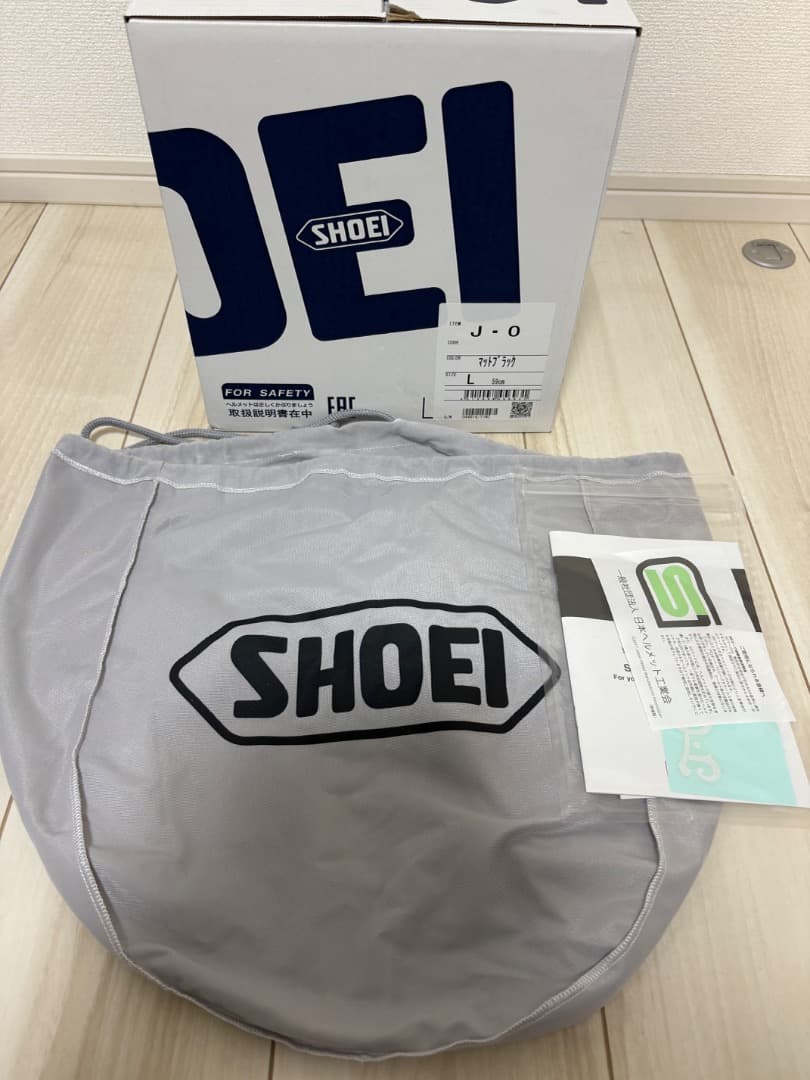 た*ん様 SHOEI J-0 マットブラック Lサイズ ジェットヘルメット