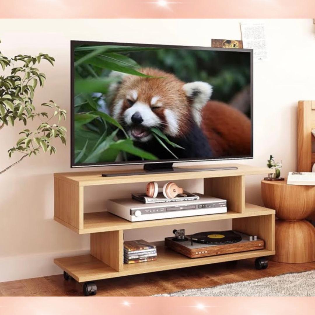 ❤24-37V対応❣組立簡単♪❤テレビ台☆ローボード・キャスター付き
