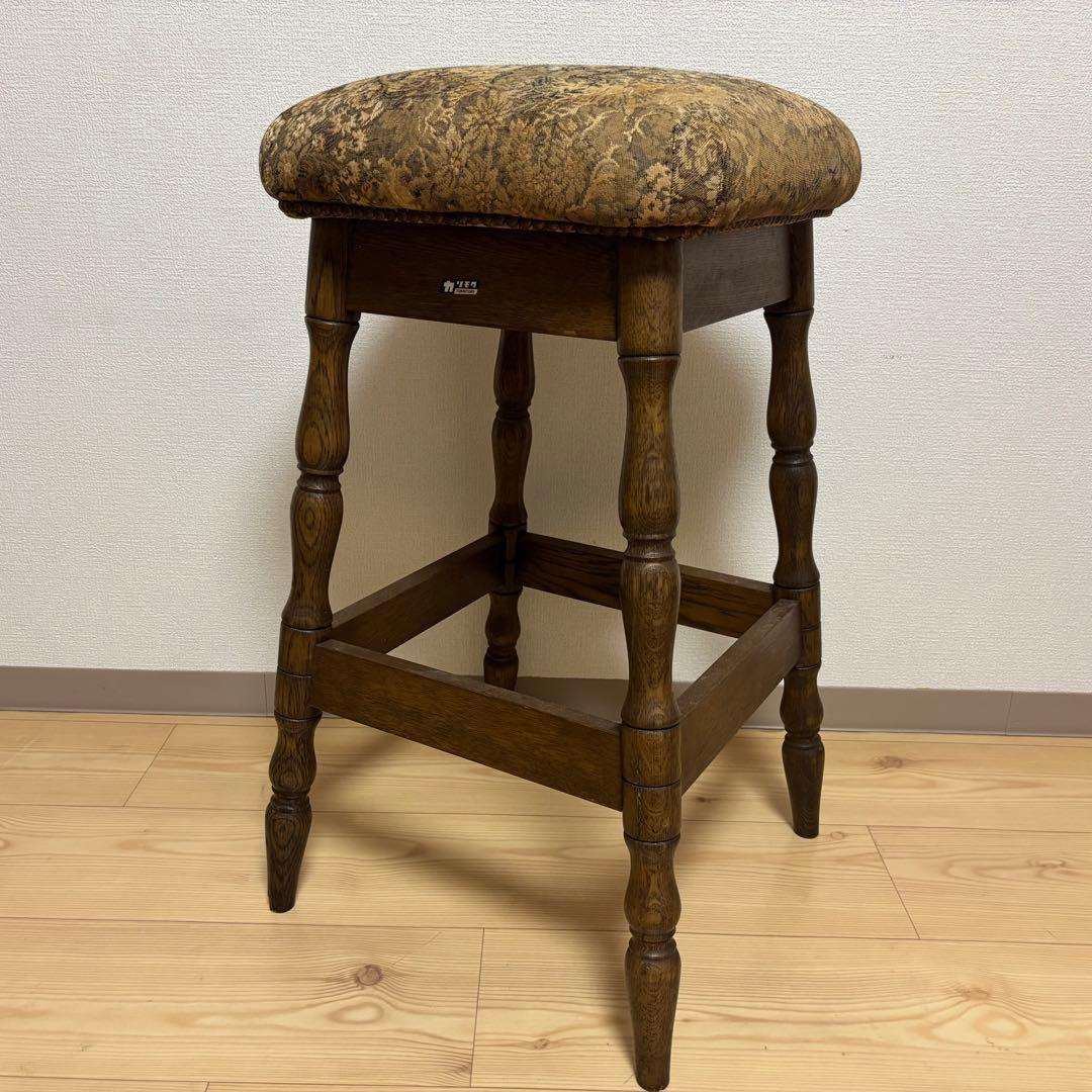【超希少　美品】　カリモク　スツール　ビンテージ　オールドカリモク　②