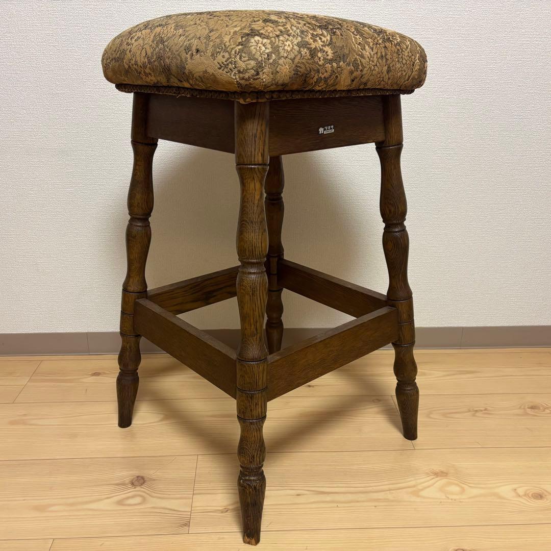 【超希少　美品】　カリモク　スツール　ビンテージ　オールドカリモク　②