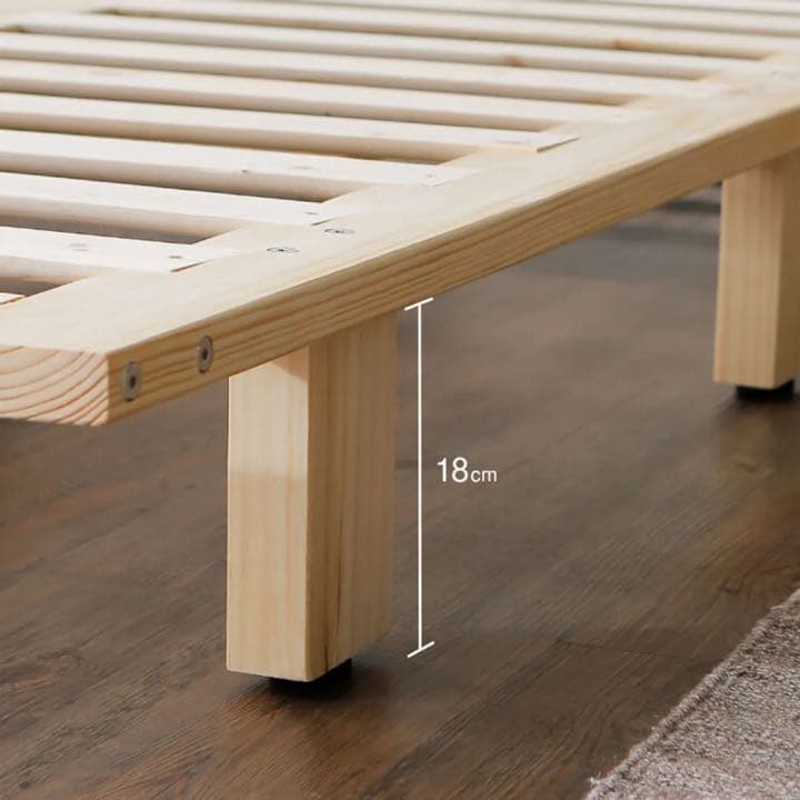 セミダブルベッドフレーム&ベッドマットレスセット