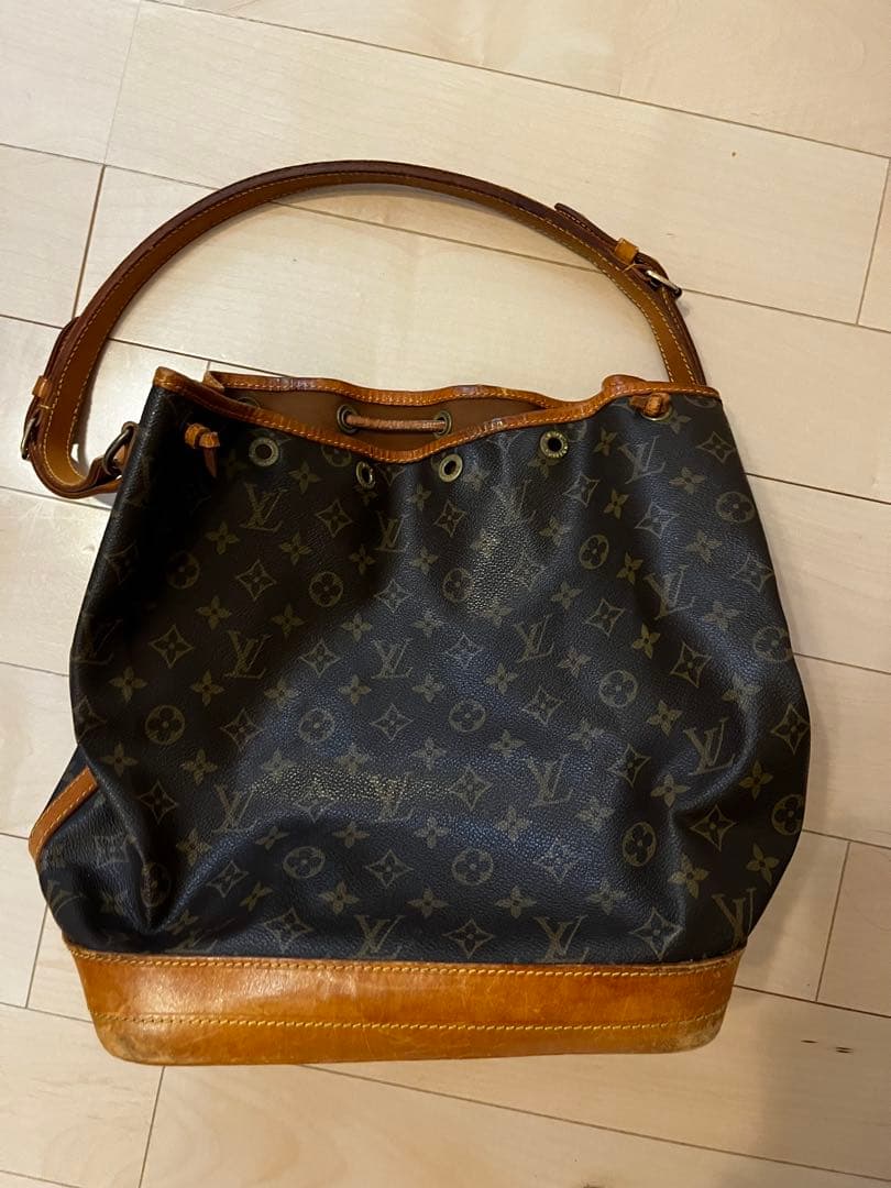 ルイ・ヴィトン トートバッグ 黒/茶