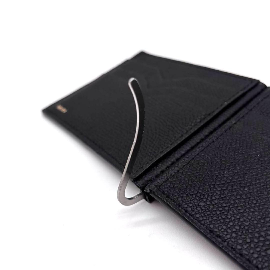 ✨未使用✨ ヴァレクストラ　マネークリップ　カーフスキン　ブラック　付属品完備