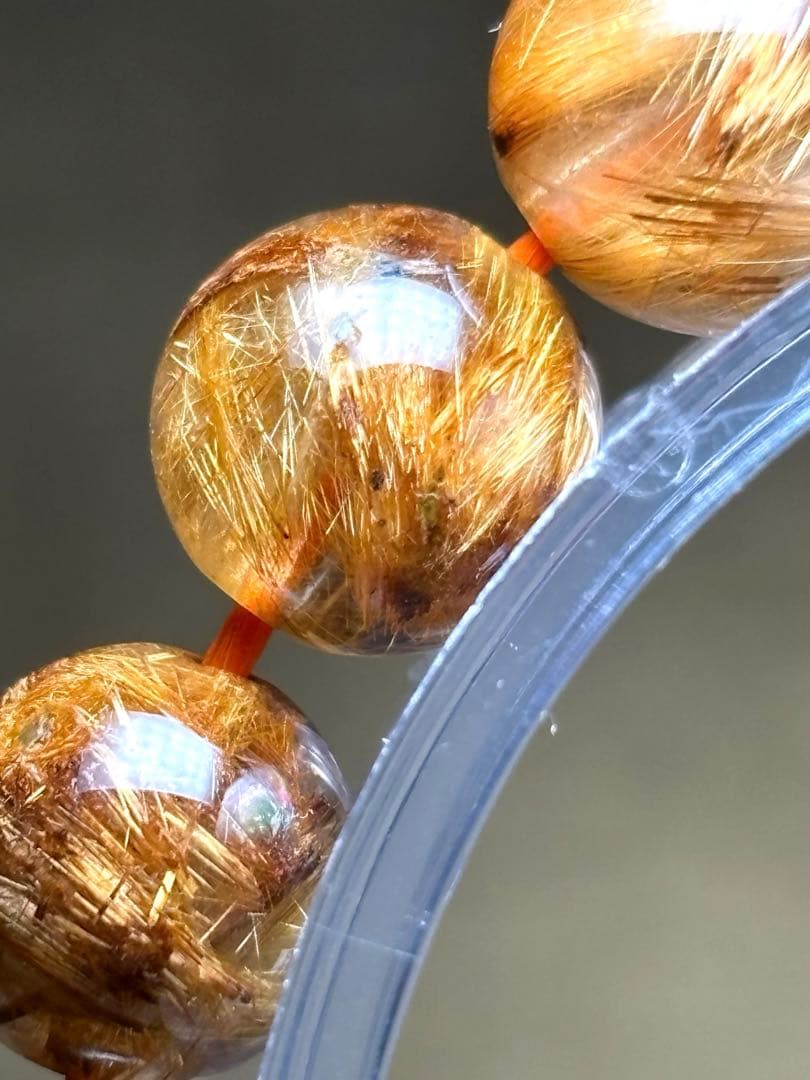 ハイグレード タイガータイチンルチルブレス9.3〜9.8㎜（新品未使用）キャッツ