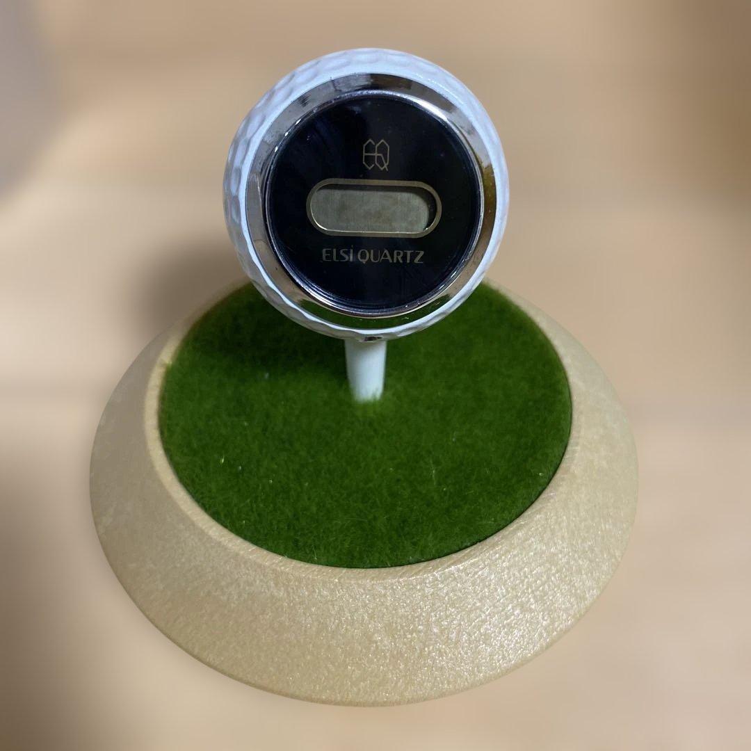 SHARP CT-452 ゴルフボール置時計　シャープ　エルシー・クオーツ