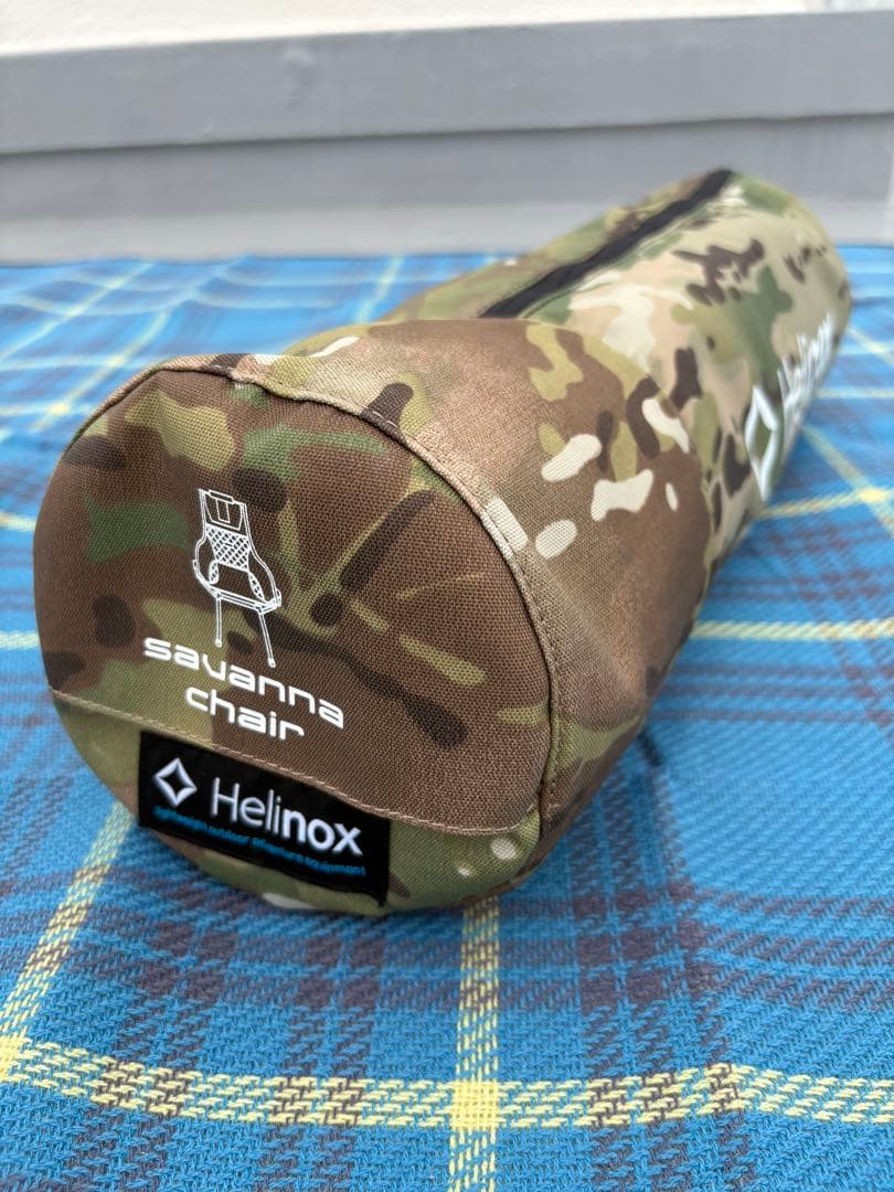 【美品】ヘリノックス サバンナチェア カモ柄