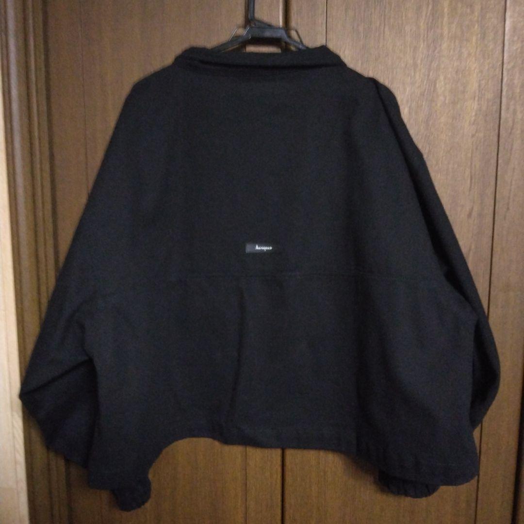 Eve harapeco ハーフジップジャケット　ブラック