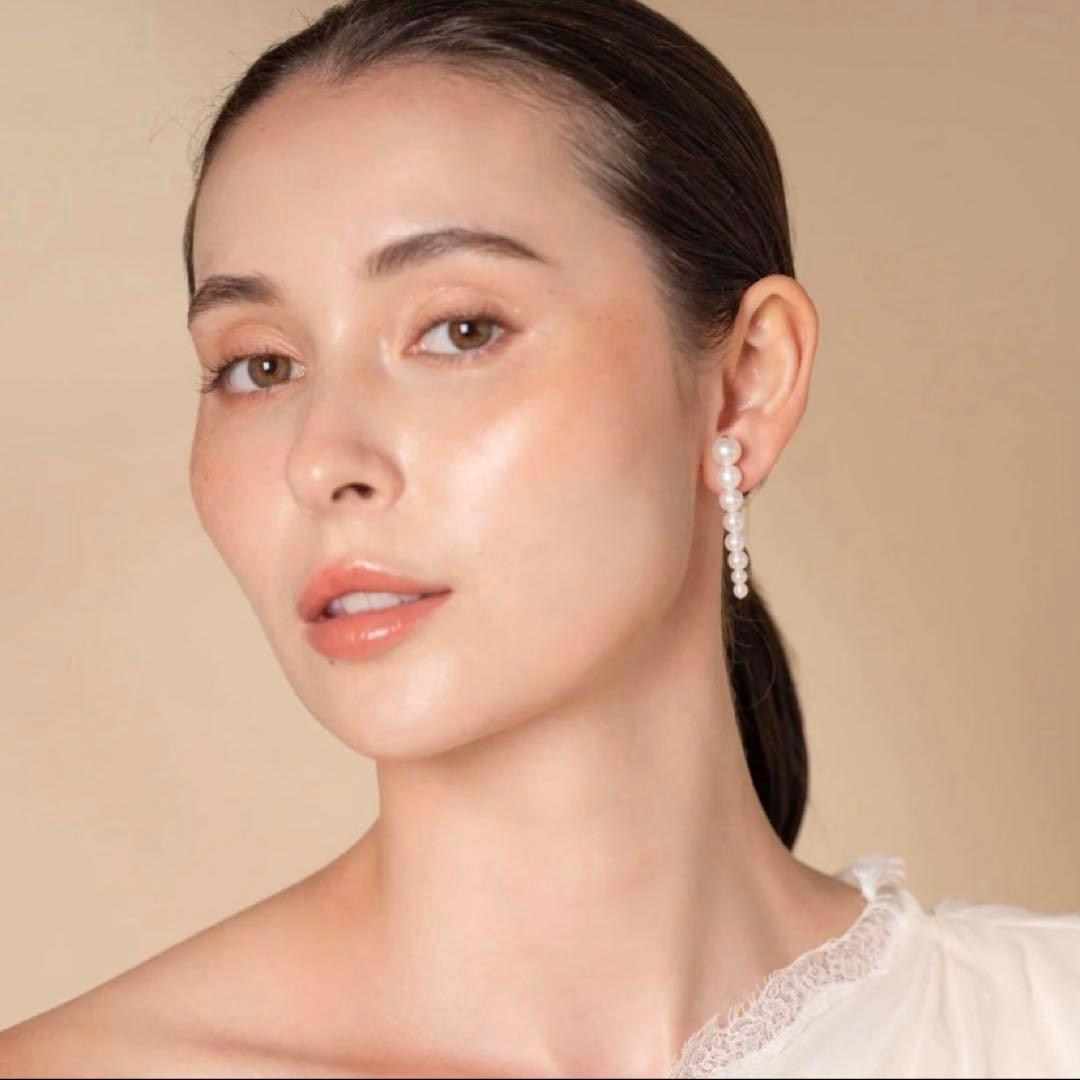 Pearlish Stella Piercing パーリッシュロングパールピアス