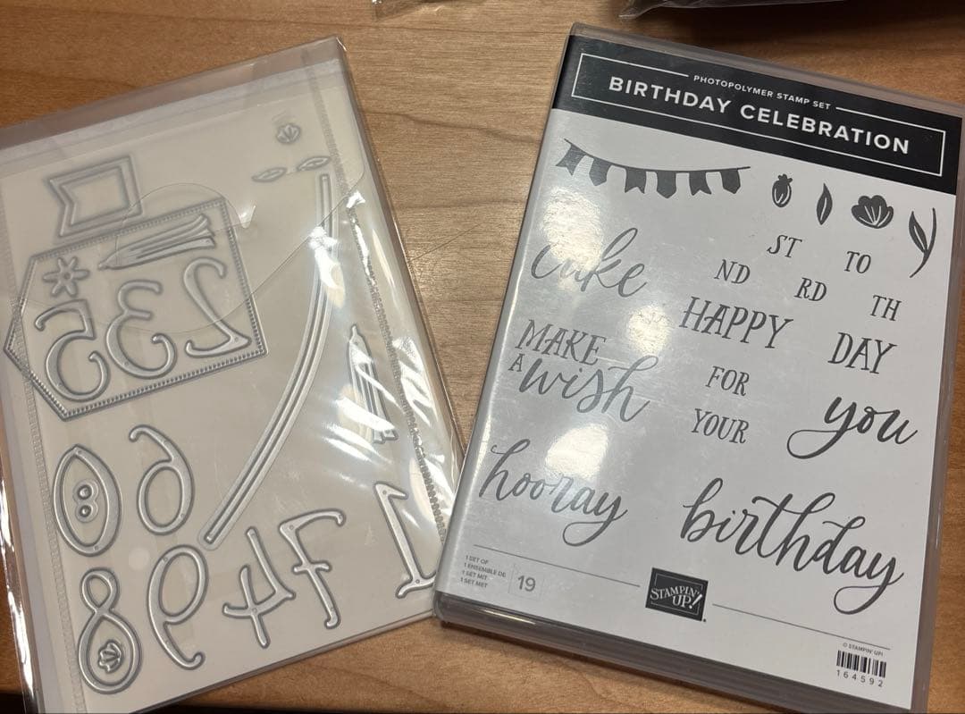 未使用⭐︎Birthday Celebration フォトポリマースタンプセット