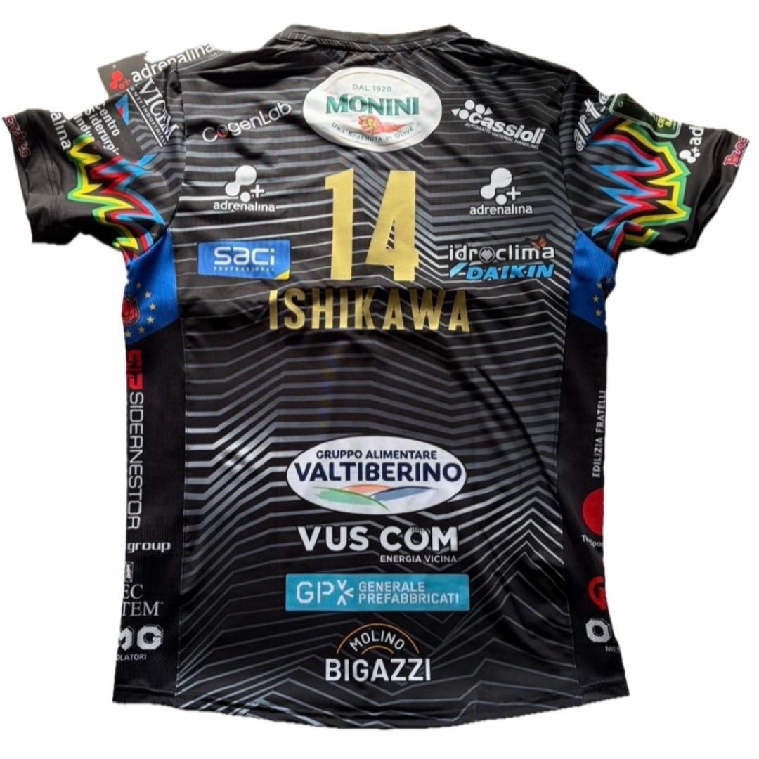 石川祐希 ペルージャユニフォーム25/26 ホーム（黒）Sサイズ