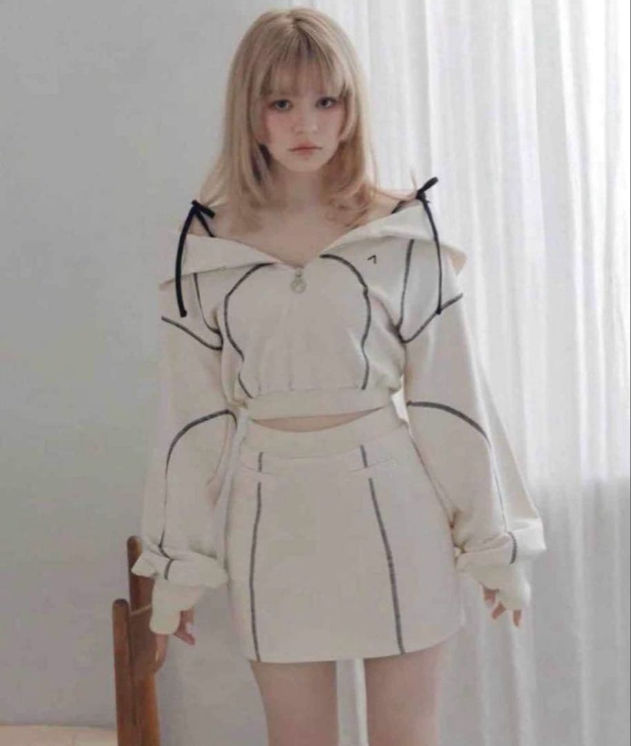 新品タグ付き andmary Wren girls set up Ivory