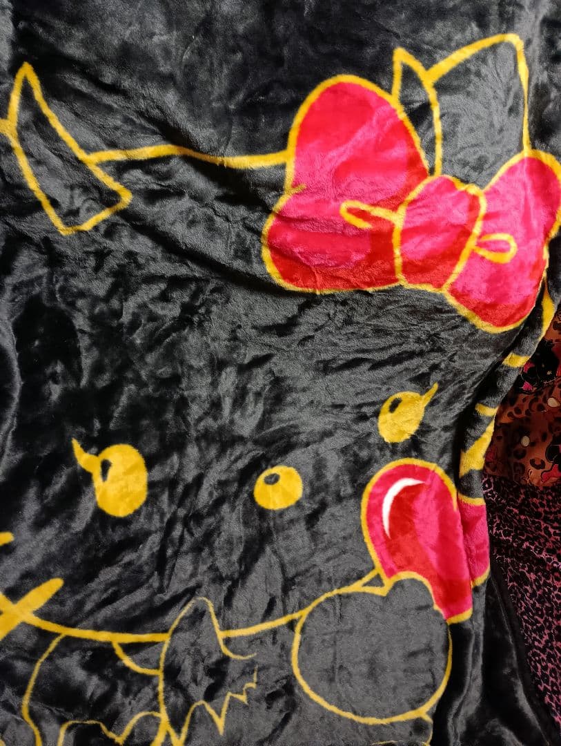 激レア！小悪魔キティ　シングル毛布　ブランケット　2007年デビル