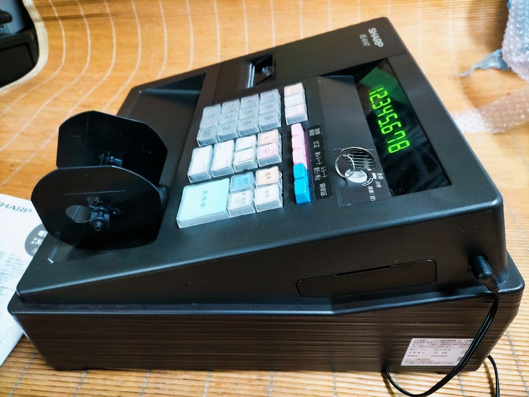 シャープレジスター　XE-A147　PC連携売上管理フル設定無料　011068