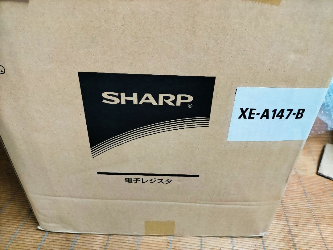 シャープレジスター　XE-A147　PC連携売上管理フル設定無料　011068