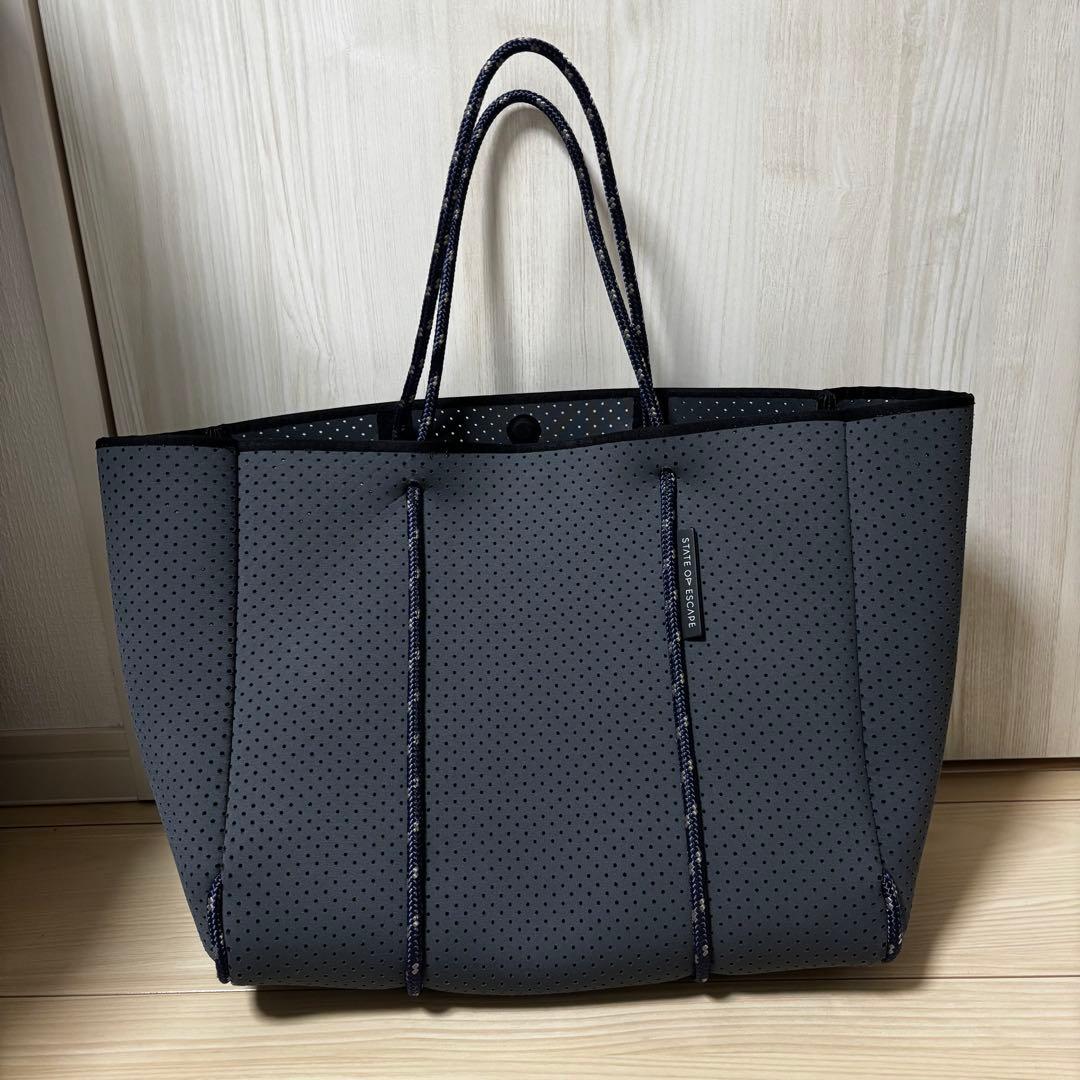 ステイトオブエスケープ トートバッグ グレー