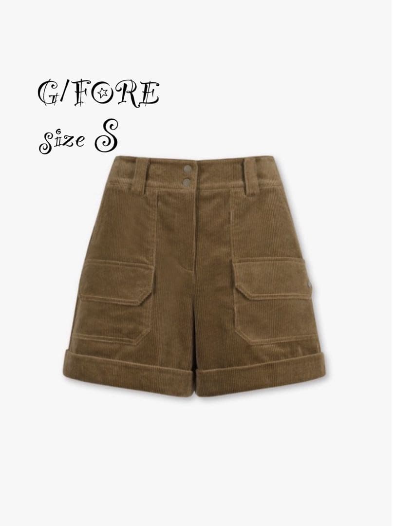 新入荷G/FORE韓国ジーフォア レディースコーデュロイパンツsizeS