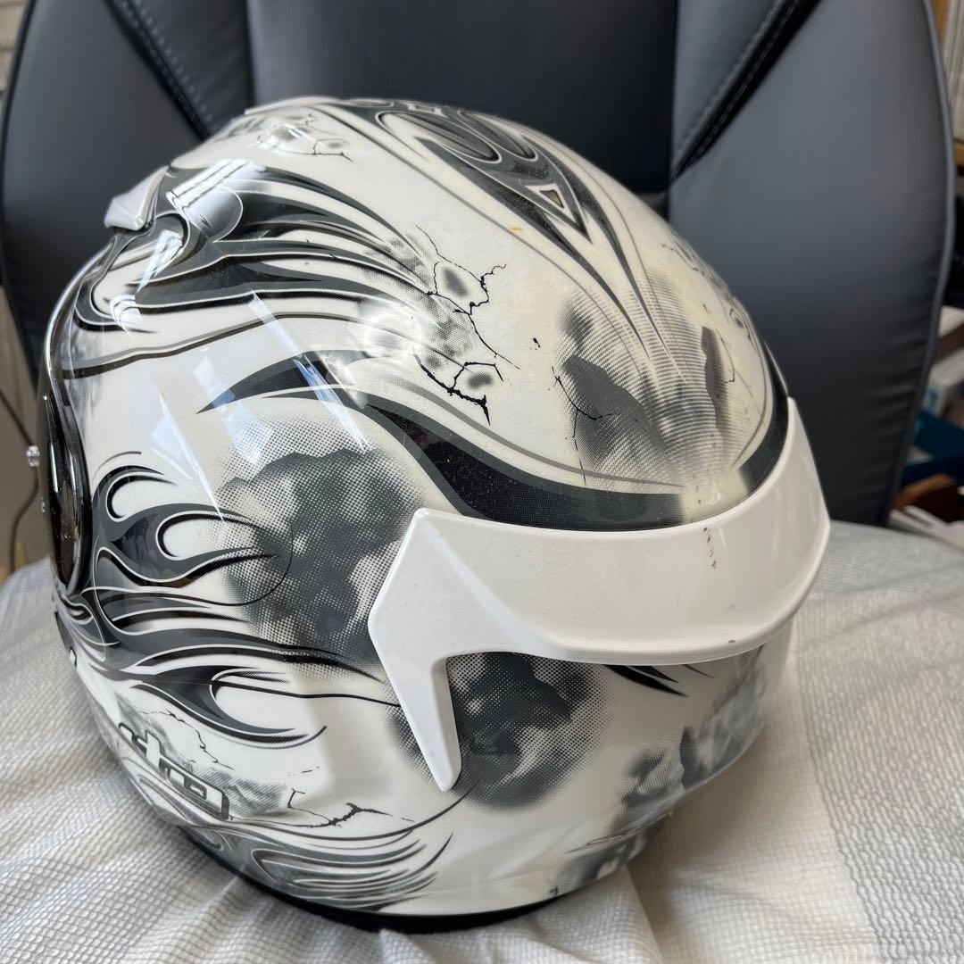 SHUMA FLAME Kabuto フルフェイスヘルメット ホワイト/