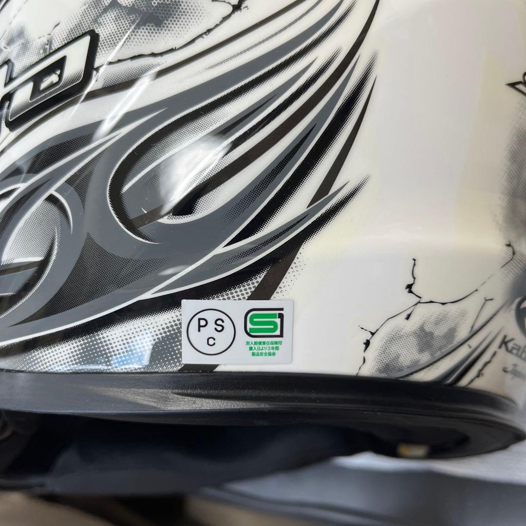 SHUMA FLAME Kabuto フルフェイスヘルメット ホワイト/