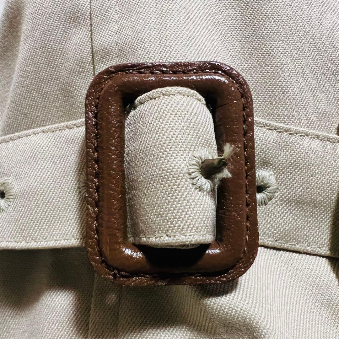 【美品】アクアスキュータム トレンチコート ベージュ メンズ 3L相当