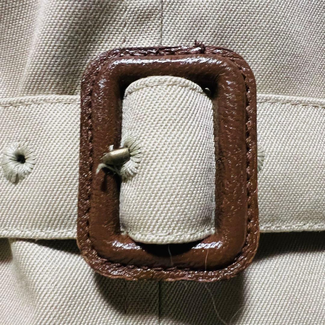 【美品】アクアスキュータム トレンチコート ベージュ メンズ 3L相当