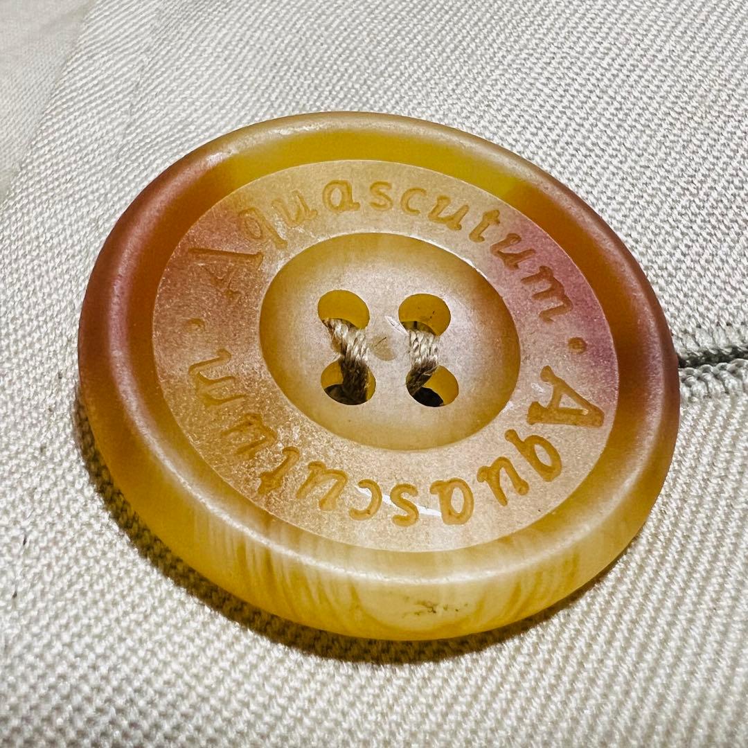 【美品】アクアスキュータム トレンチコート ベージュ メンズ 3L相当