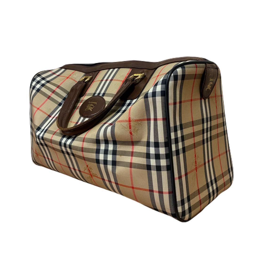 Burberry’s ノバチェック ボストンバッグ 英国製 ビンテージ