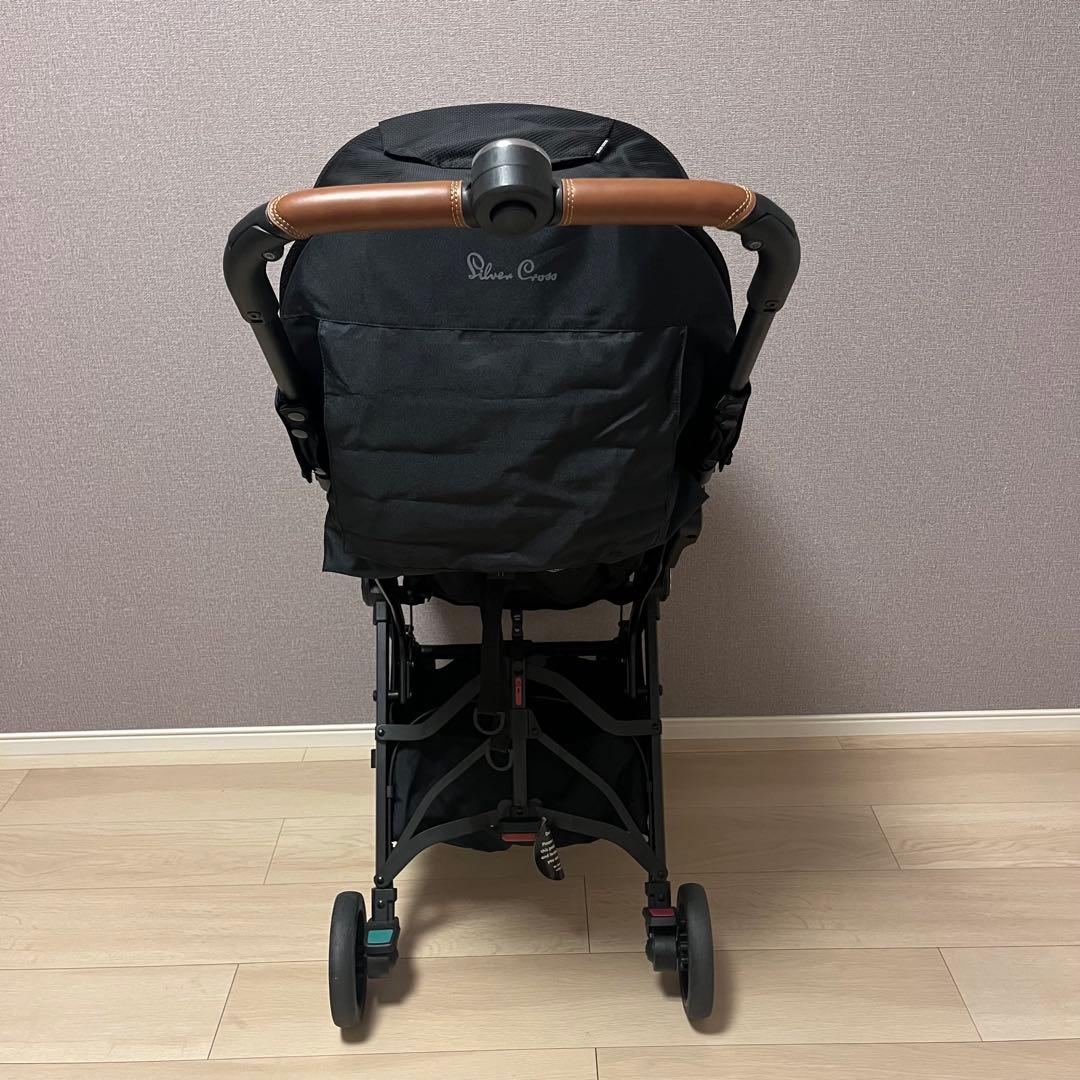 シルバークロス Jet ベビーカー 高級品 英国王国御用達　ブラック