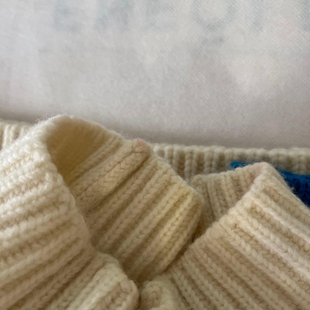 ENFOLD コレクションライRib×Cable Combi Pullover