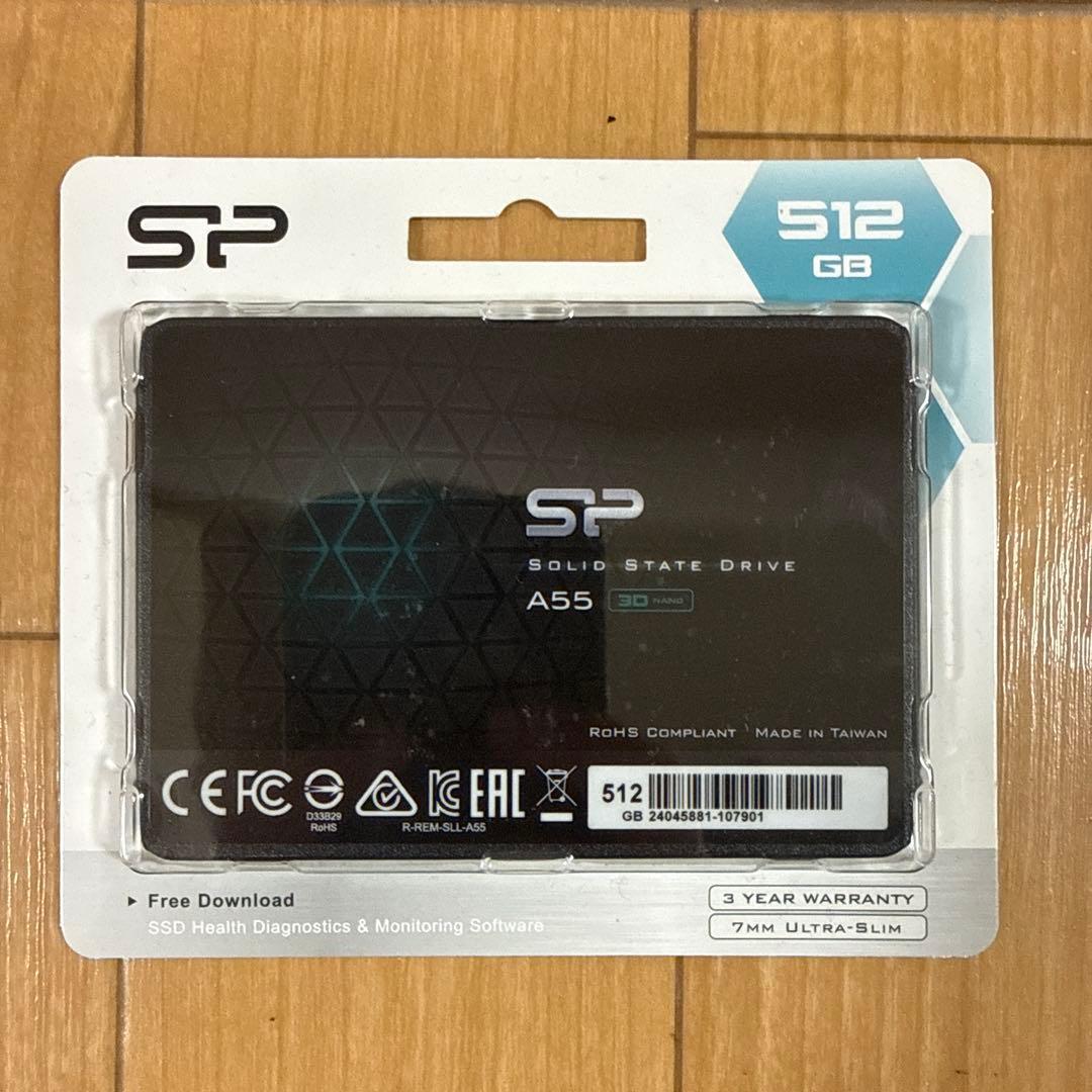 Silicon Power sata ssd 512GB 新品