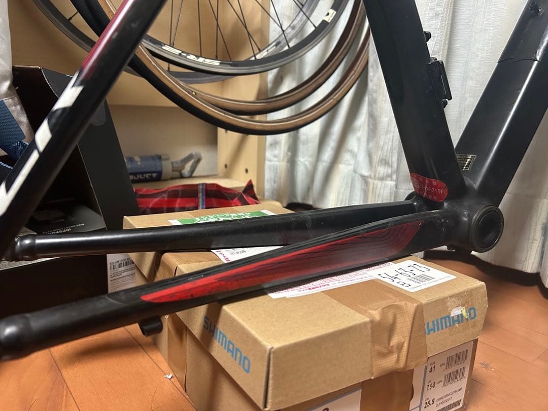 Giant tcr フレーム 10速用ホイール付き