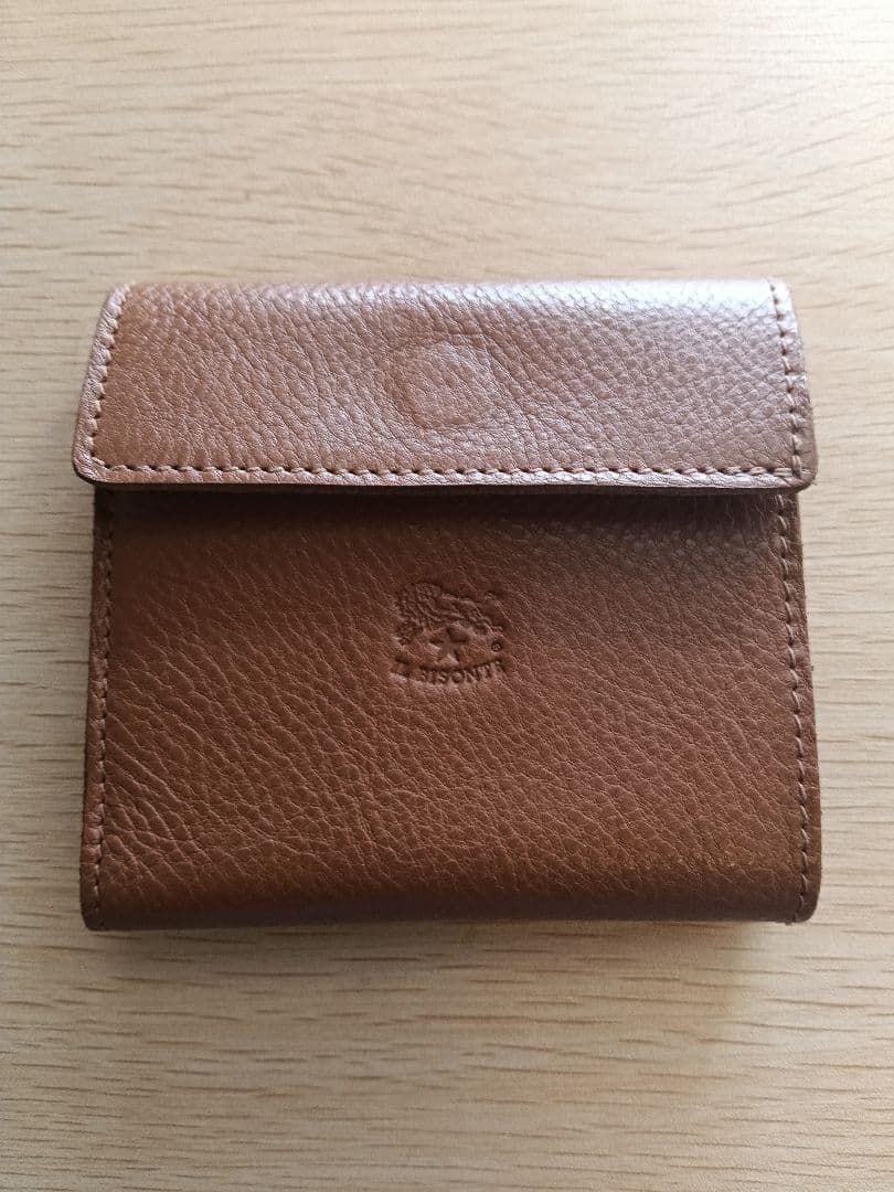 イルビゾンテ　財布　イタリア製　牛革　小銭入れあり　クリーム付