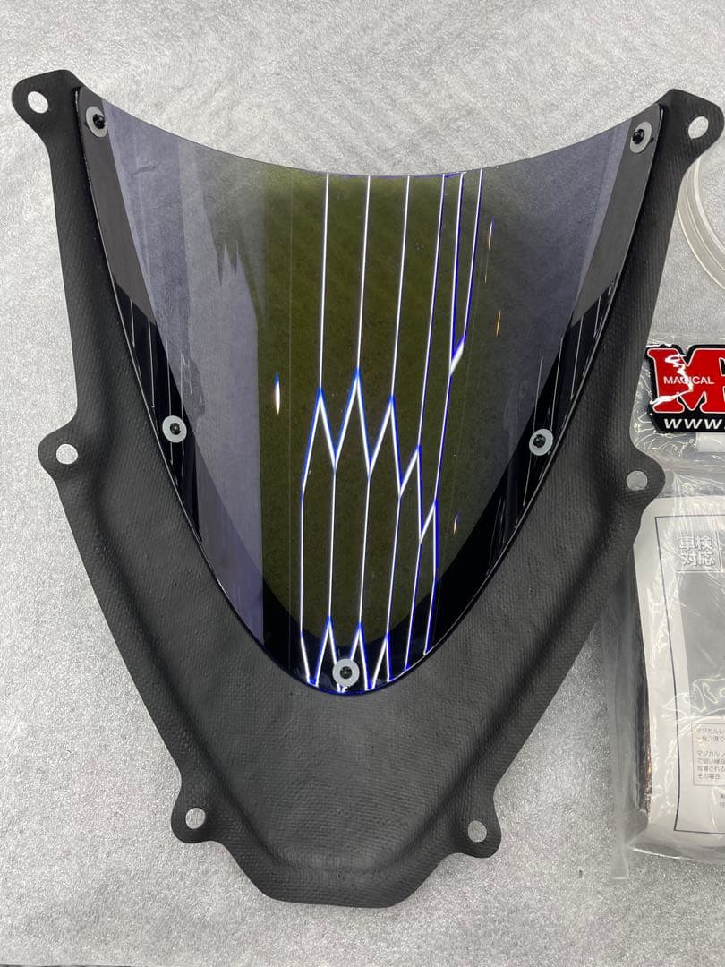 マジカルレーシング トリムスクリーン 綾織カーボン スーパーコート ホンダ