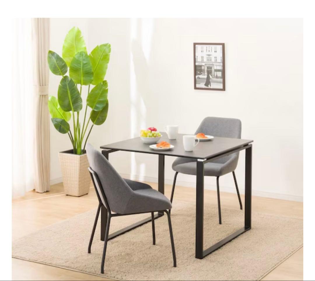 ダイニングテーブル 大理石調 セラミック 強化ガラス 85cm幅！