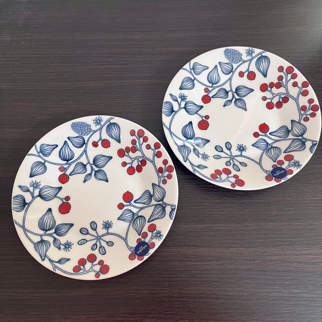 アラビア ルノ プレート 16.5cm フロストベリー　2枚セット　150