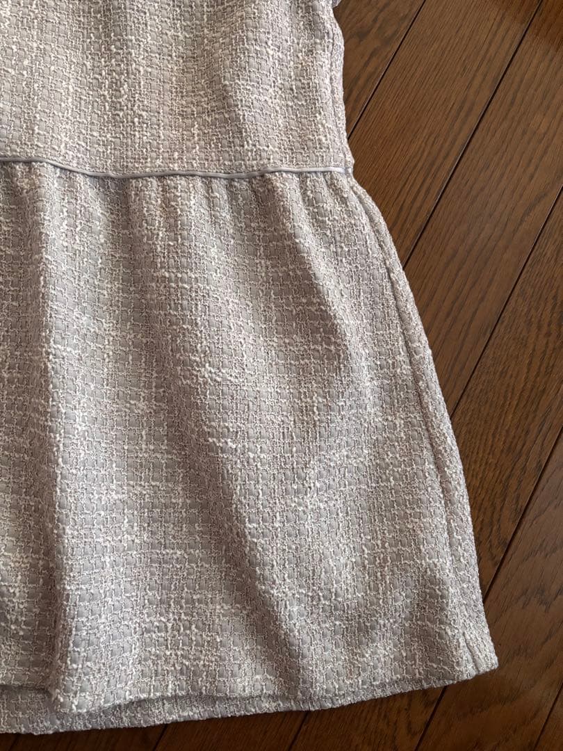 Rosa Tiara グレー パール付きトップス　新品　定価29,700円