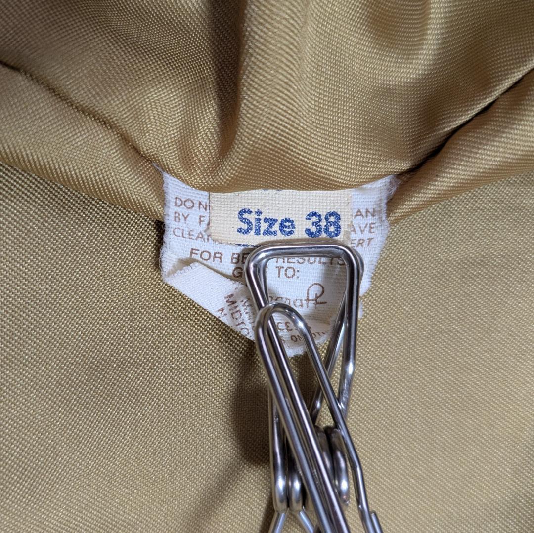 【雰囲気抜群】ショット 184SM レザーフライトジャケット 38 茶