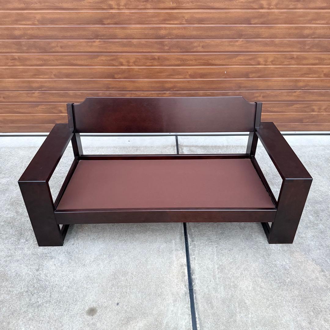 美品 飛騨産業 北海道民芸家具 カウチ ソファ 購入価格38万