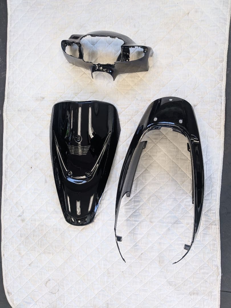 スズキ　レッツ2 後期 外装セット　新品未使用品　社外品　黒 CA1PA