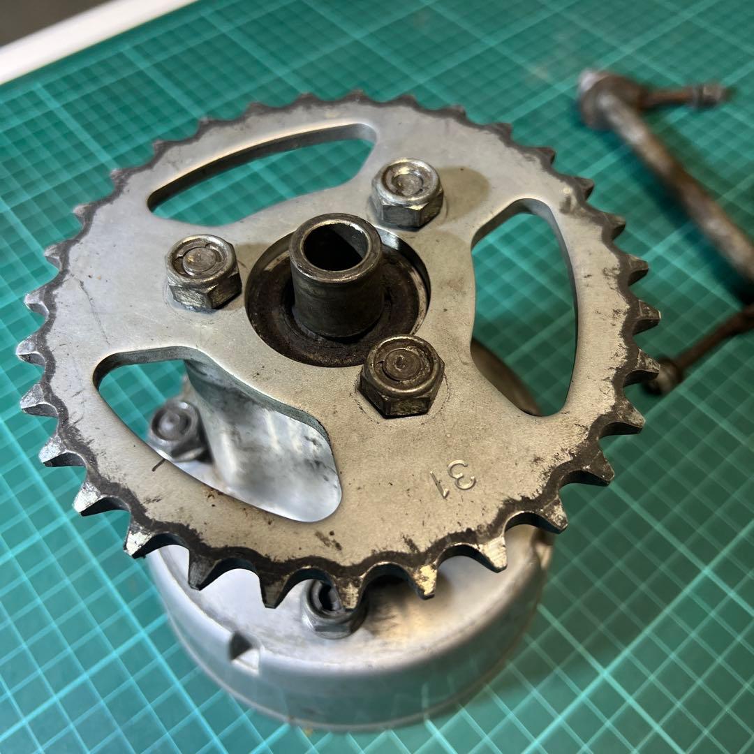 ホンダ　モンキー　Z50J リアホイールハブ　アクスルシャフト　セット