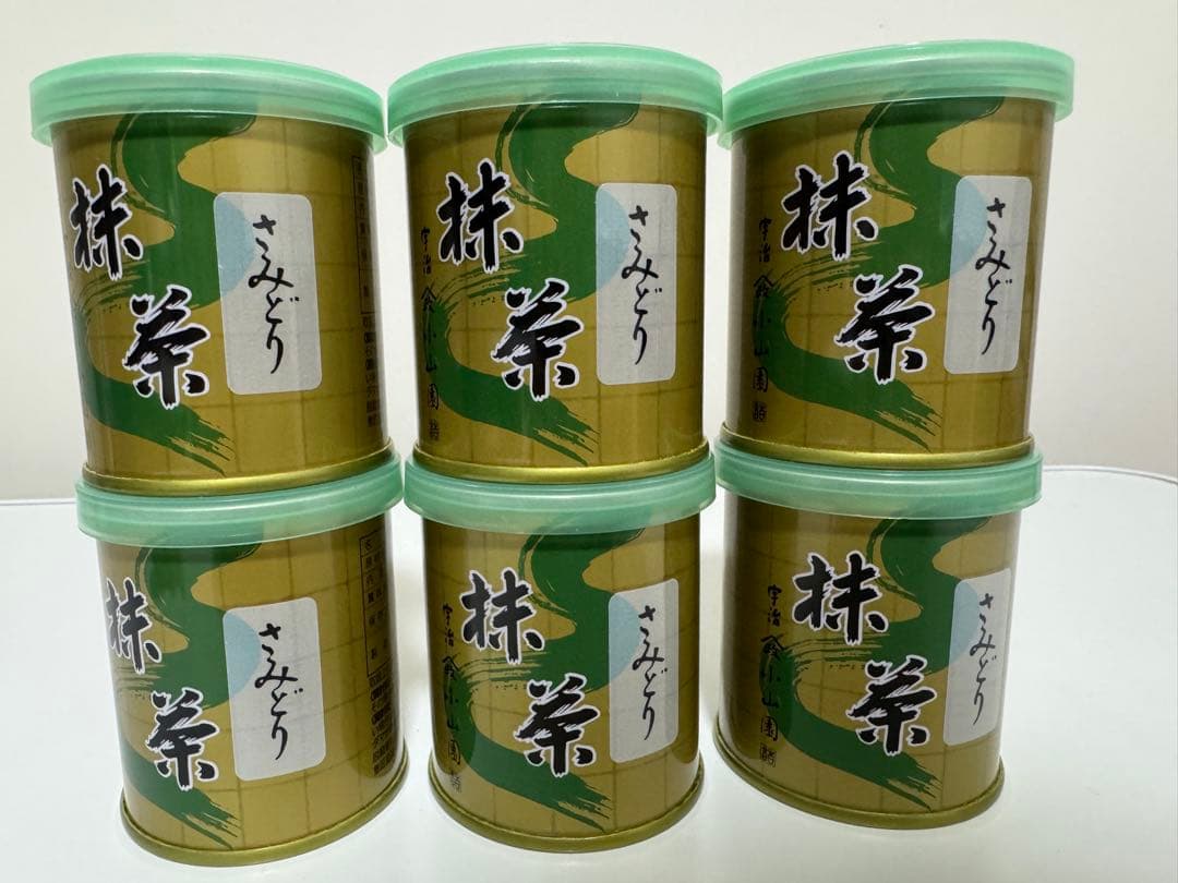 山政小山園　抹茶 さみどり30g 6缶セット