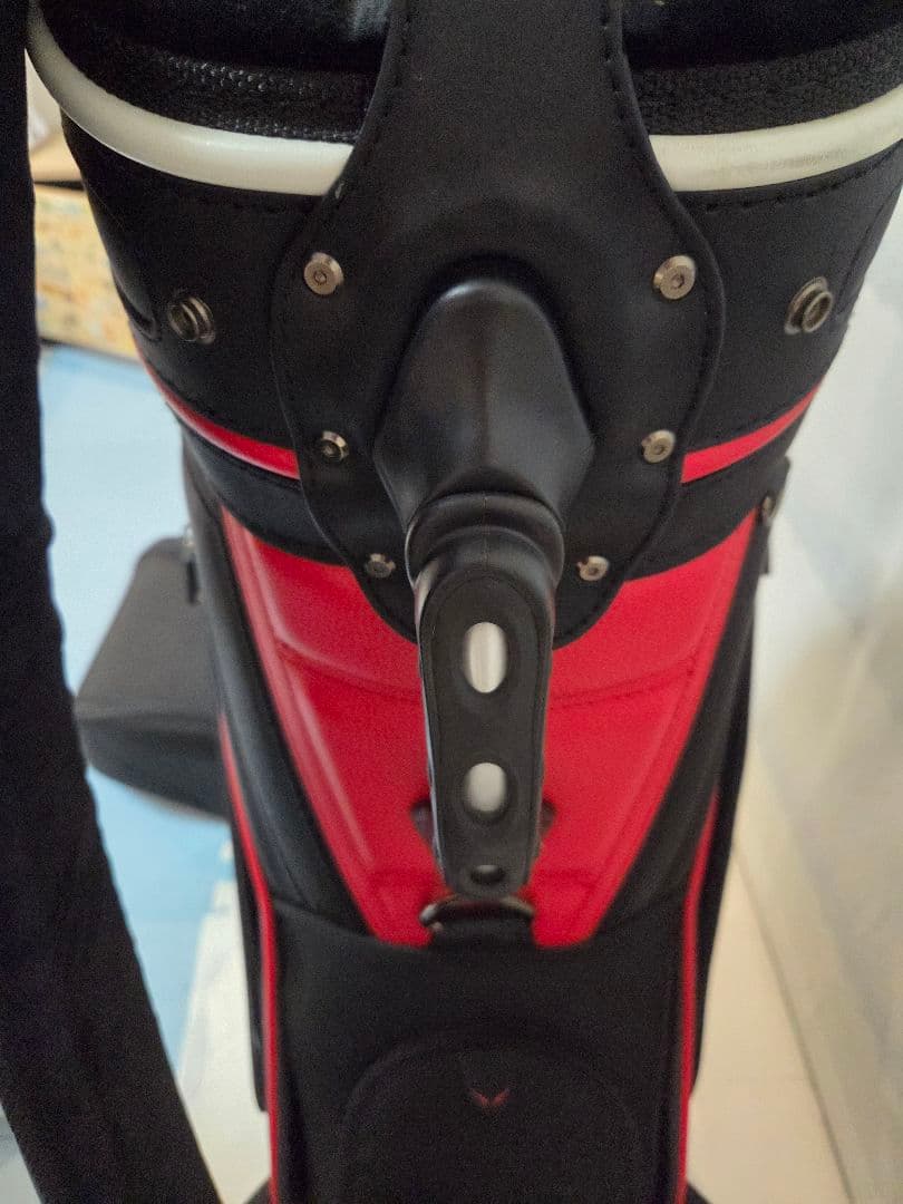 Titleist キャディバッグ 黒/赤/白