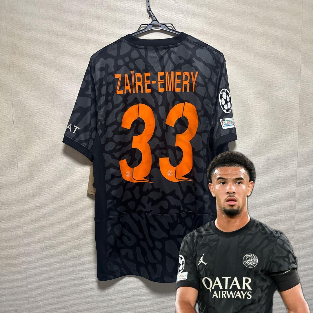 新品タグ付 PSG 2023/24 3rd ザイール エメリ CL仕様