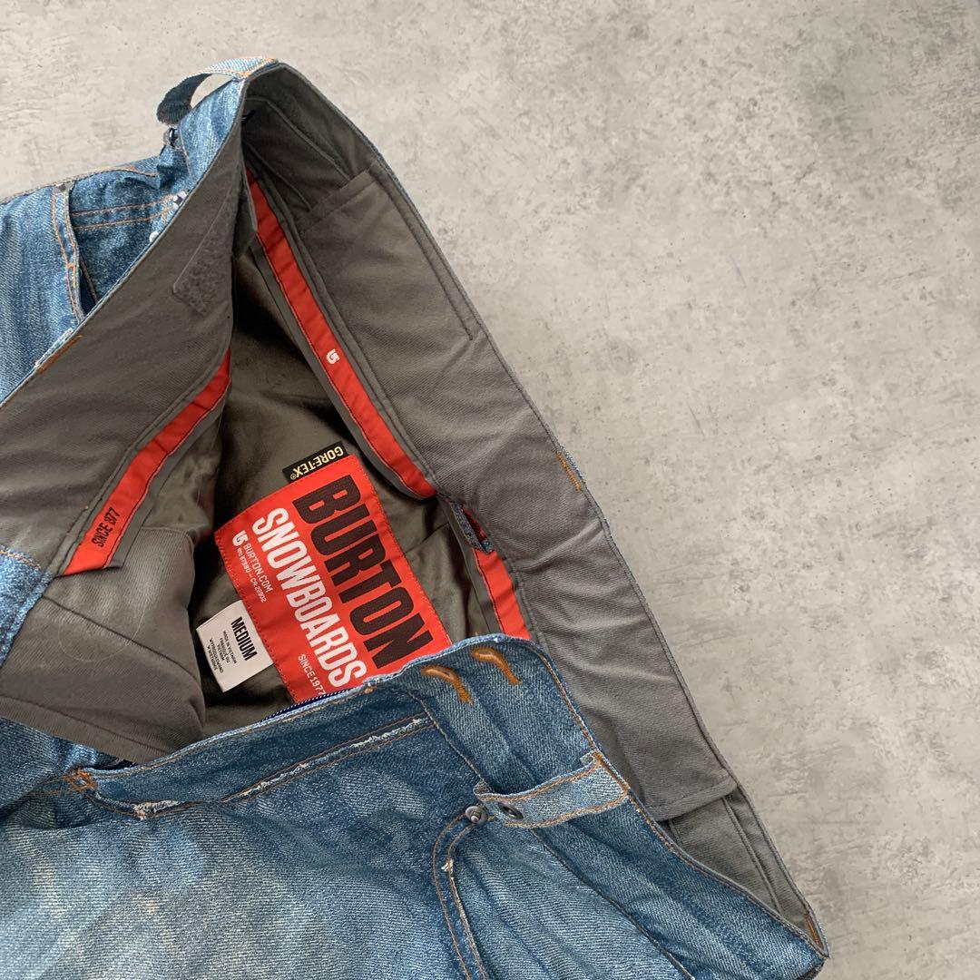 未使用級✨バートンBURTON GORE-TEXスノボウェアMメンズブルー