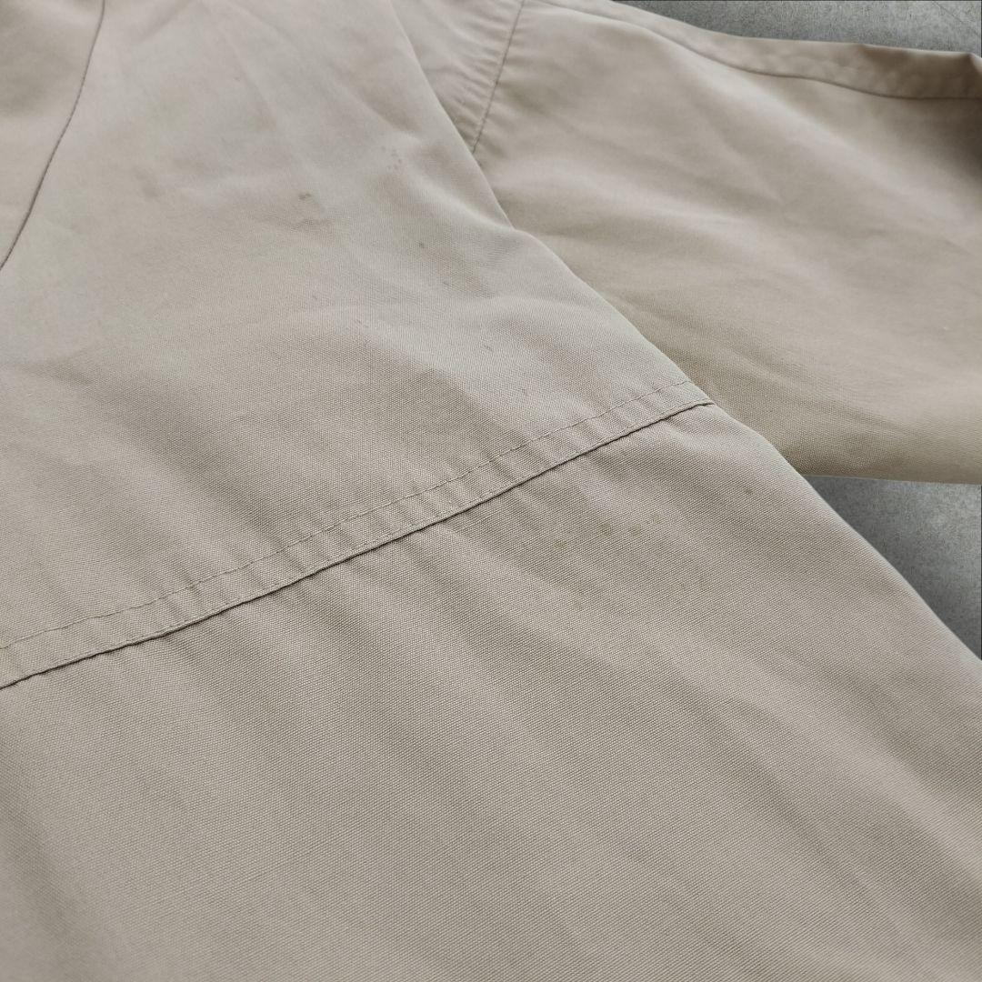 アディダス 70s ハリントンジャケット M ベージュ フルジップ トレフォイル