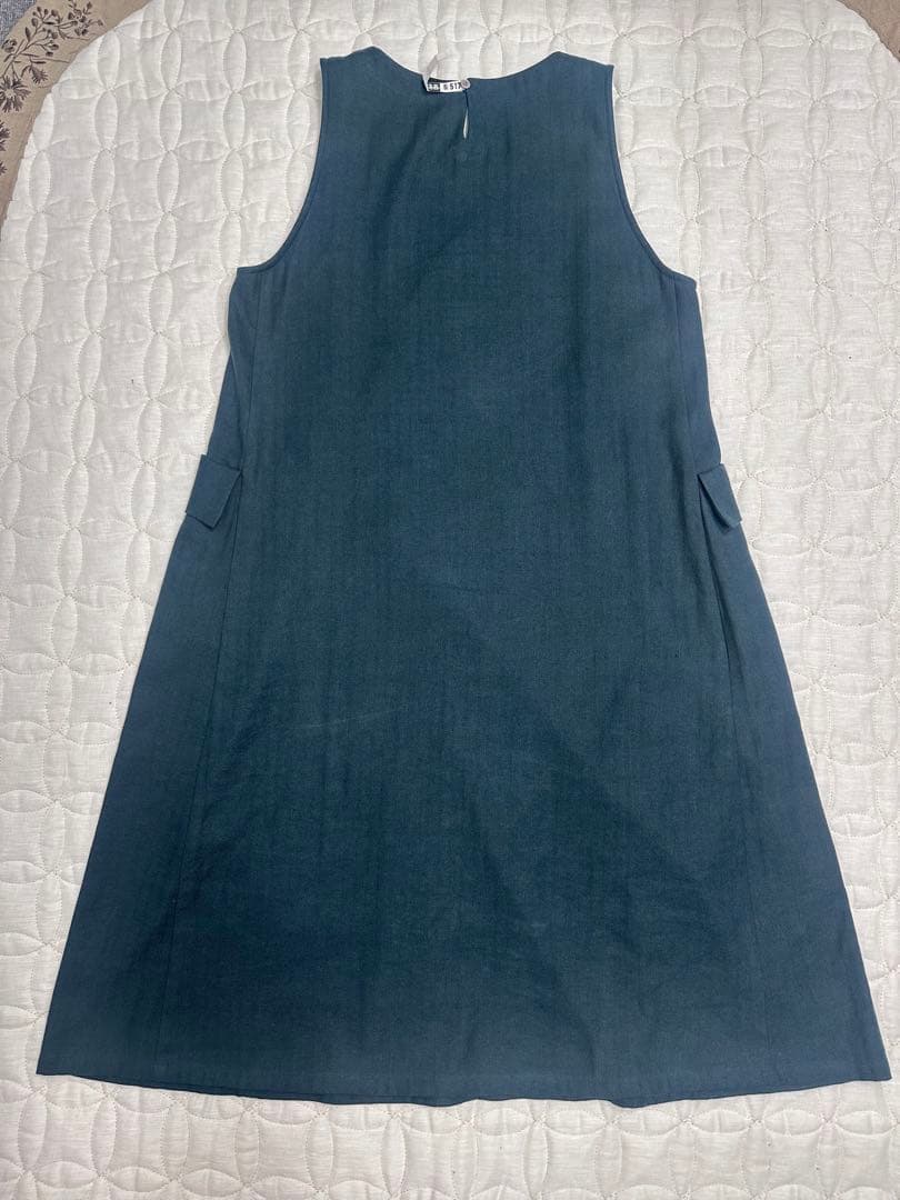 群言堂 石見銀山 ジャンパースカート春竜胆はるりんどう フリー(ショップ紙袋付)