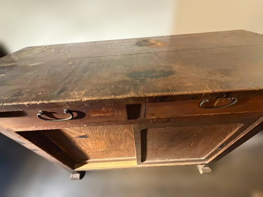 引*マ様 昭和レトロ 小学校 収納棚 木製 キャビネット 学校家具 古家具 ヴィ